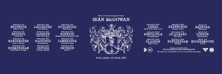 Sean McGowan announces full band UK tour