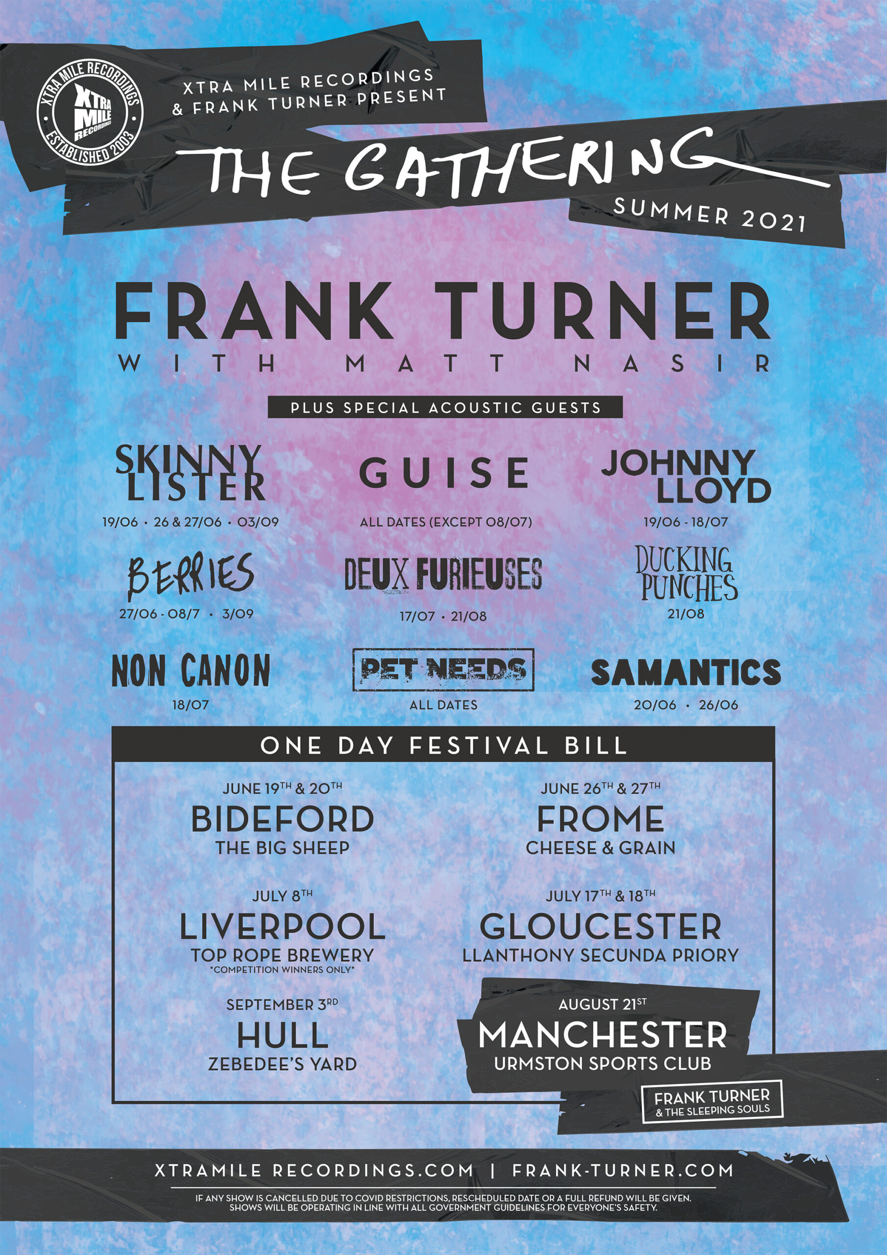 Frank Turner announces “The Gathering” live shows.