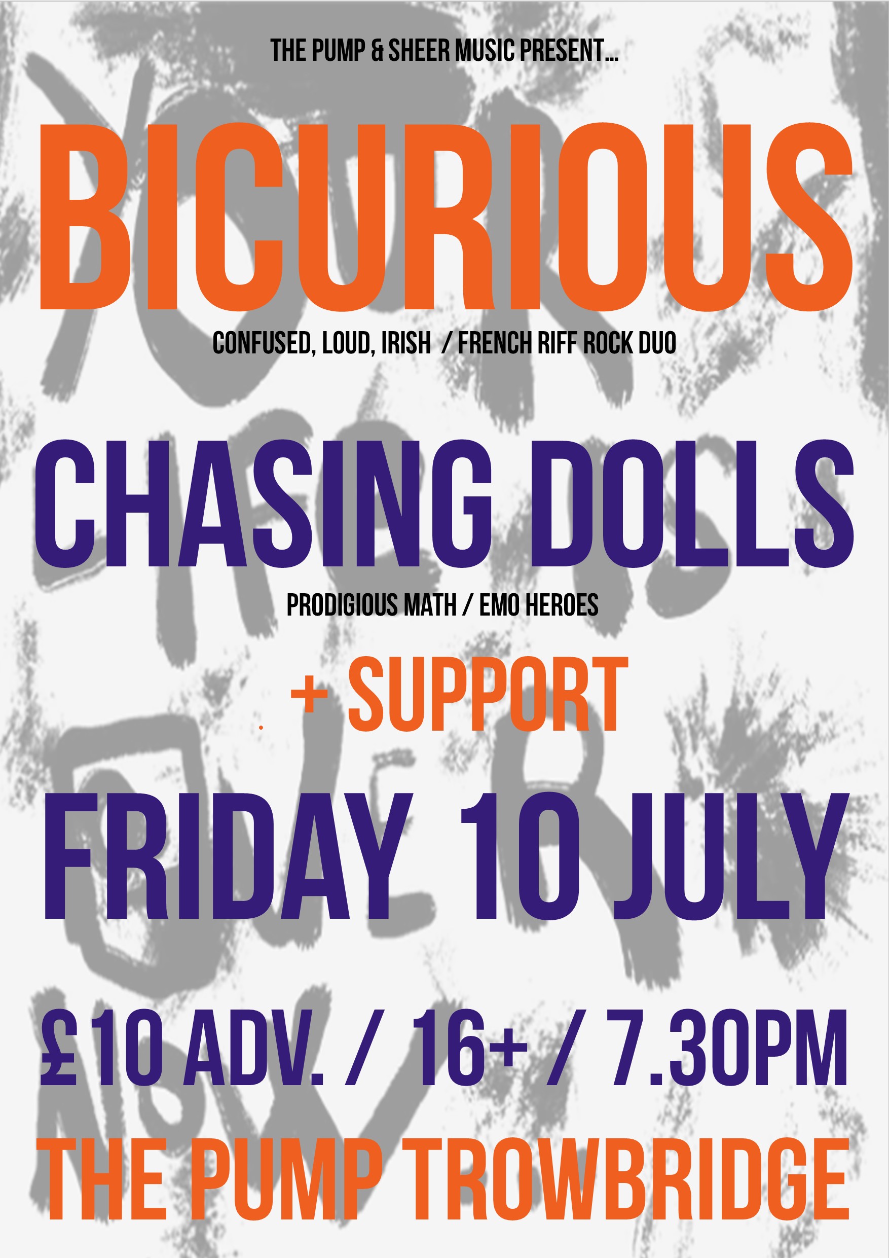 BICURIOUS ANNOUNCE 2000 Trees warm up slot.